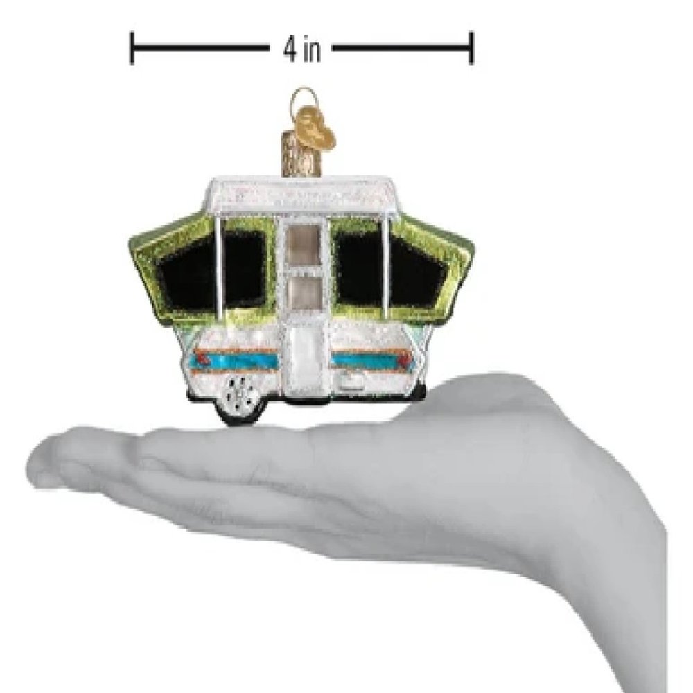 Tent Camper Ornament